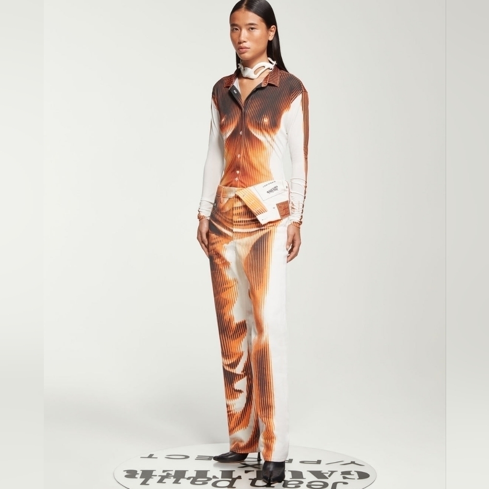 Jean Paul Gaultier x Y/Project printed jeans unisex size S BNWT